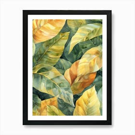 Tropical Leaves 49 Art Print