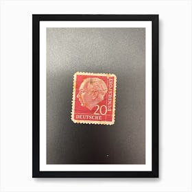 Postage Stamp 4 Art Print