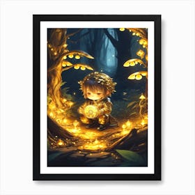 Fairy Forest 1 Art Print