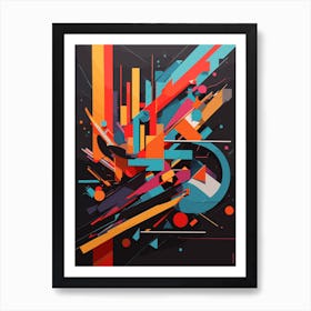 Abstract Art Modern colorful Art Print