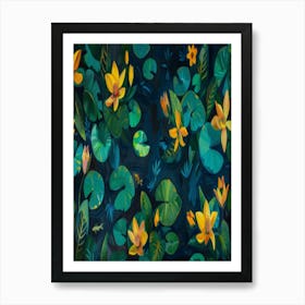 william morris textiles art print Art Print