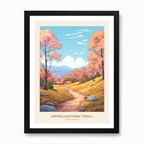 Appalachian Trail Usa 2 Hike Poster Art Print