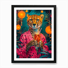 Cocktail Night Art Print