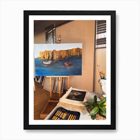 BOATS Art Print