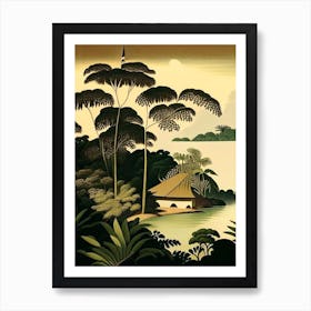 Malapascua Island Philippines Rousseau Inspired Tropical Destination Art Print