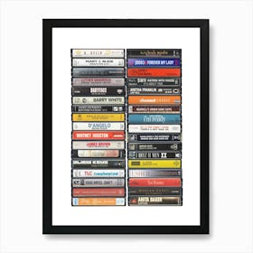 R&B Music - Greatest Albums & Singles Art Print