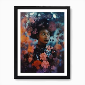 Among the Flowers Art Print