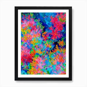 Acropora Suharsonoi Vibrant Painting Art Print