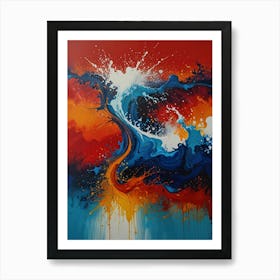 Abstract By Daniel Art Print