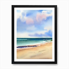 Grange Beach 2, Australia Watercolour Art Print