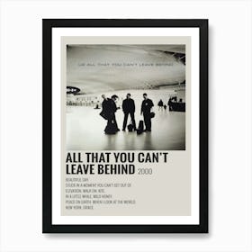 All That You Can T Leave Behind Music Poster Art Print