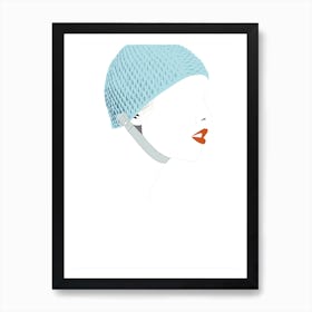 Beauty And The Cap Art Print