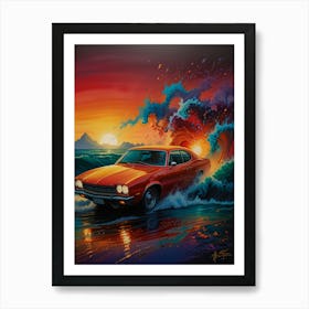 Chevy Blazer Art Print