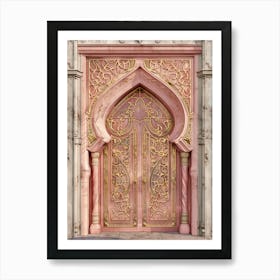 Pink Door 3 Art Print