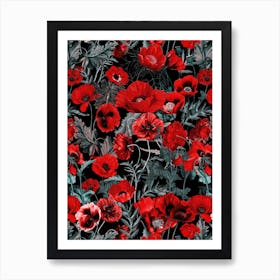 Poppy Garden Art Print