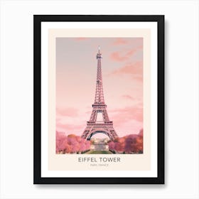 Eiffel Tower Paris France Travel Poster Art Print