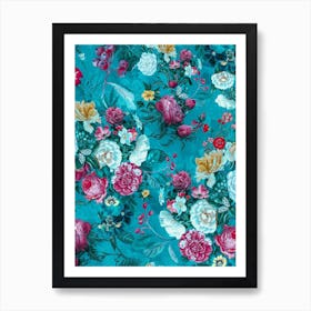 Blue Garden 2 Art Print