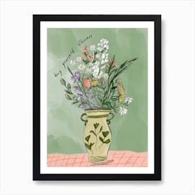 Buy Yourself Flowers Art Print