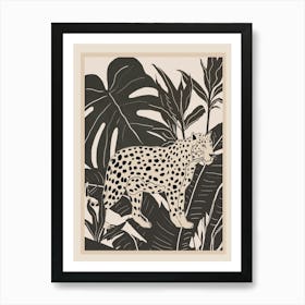 Minimal Jungle Abstract Art Art Print