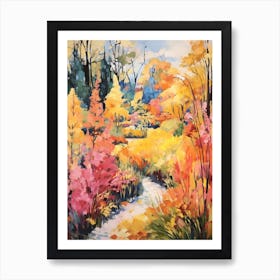 Autumn Gardens Painting Matthaei Botanical Gardens Usa 2 Art Print