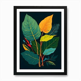 Tropical Leaves 21 Art Print