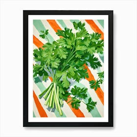 Parsley Summer Illustration 8 Art Print