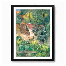 House Of Père Lacroix (1873), Paul Cézanne Art Print