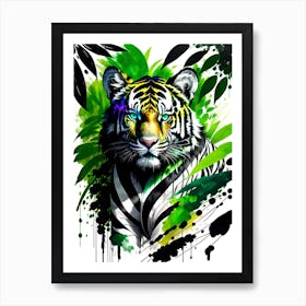 Tiger Painting 6 Art Print