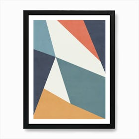 Abstract Geometric - Al01 Art Print