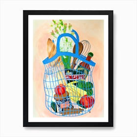 Food Shopping Art Print