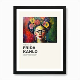 Museum Poster Inspired By Frida Kahlo 4 Art Print