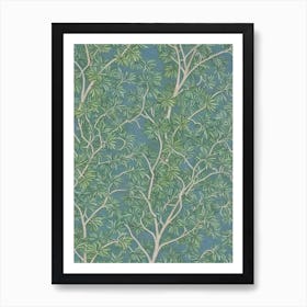 Chinese Elm tree Vintage Botanical Art Print