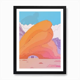 Keep Your Distance Art Print