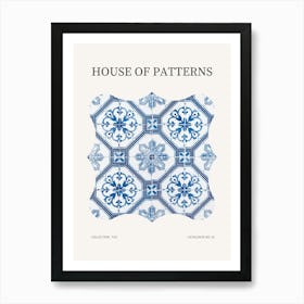 Tile Pattern Poster 16 Art Print