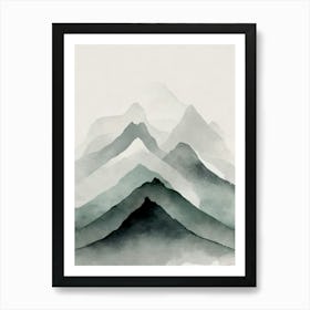 The Highest Peaks Art Print