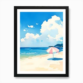 Beach Umbrella 7 Art Print