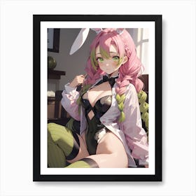 Demon Slayer Mitsuri Kanroji (52) 1 Art Print