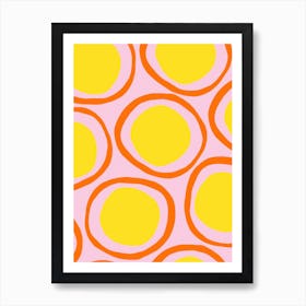 Abstract Circles Art Print