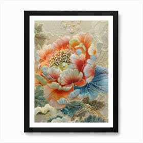 Chinese Flower Painting 50 Art Print