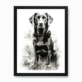 Tail Wag Tales The Happy Dog Art Print