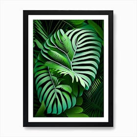 Soft Shield Fern 1 Vibrant Art Print