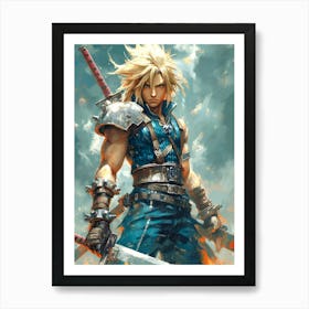 Final Fantasy VII Art Print