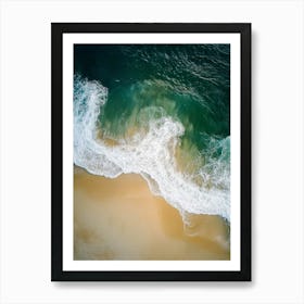 Aerial View Of A Beach 19 Art Print