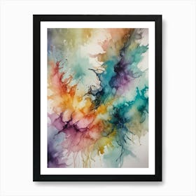 Abstract Watercolor Painting 44 Art Print