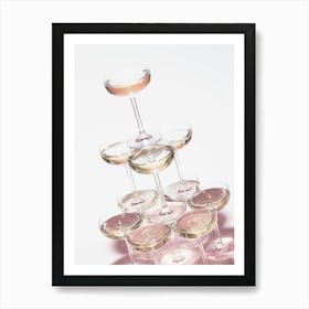 Cheers in Pink_2103224 Art Print