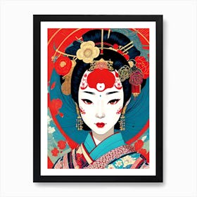 Geisha 101 Art Print