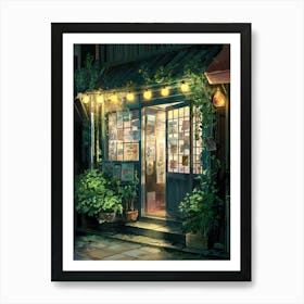 Lofi Anime Art, Lofi Poster for Aesthetic Room Decor - Chill Vibes Urban Art Print, Perfect for Anime & Indie Art Enthusiasts Art Print