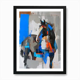 Abstract Horse - Poster Art Print