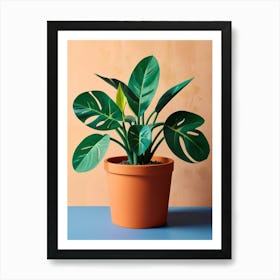 Monstera Plant 2 Art Print