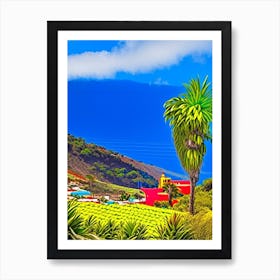 La Palma Canary Islands Spain Pop Art Photography Tropical Destination Art Print